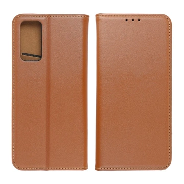 Kabura Smart Pro Book do Samsung S25 Edge Skórzana Brązowa