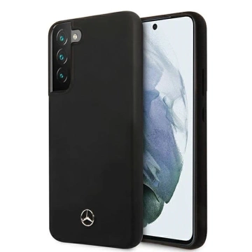Etui Mercedes MEHCS22MSILBK für Samsung Galaxy S22 Plus S906 Hardcase Silikon