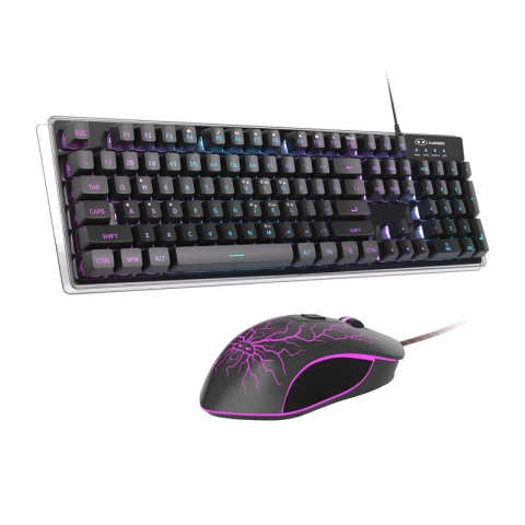 MageGee K1 Kabelgebundenes Tastatur-Maus-Set Schwarz