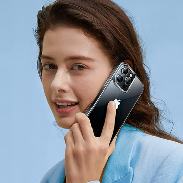 Etui ochronne obudowa Alogy Hybrid Case do Apple iPhone 14 Pro Przezroczyste + 3x szkło na ekran + 1x szkło na obiektyw