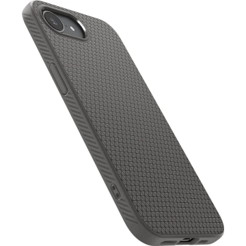 Spigen Liquid Air Hülle für iPhone 16E Marble Gray TPU mit Air Cushion