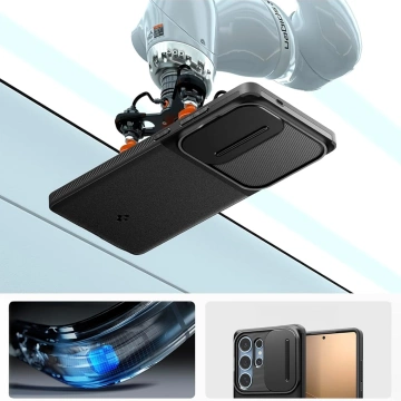 Etui do Samsung Galaxy S25 Ultra Black Spigen Optik Armor