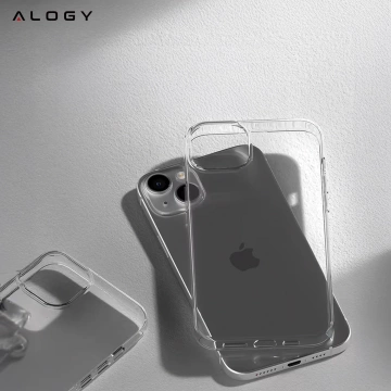 Etui pancerne obudowa Alogy Hybrid Case do Apple iPhone 13/14 Przezroczyste