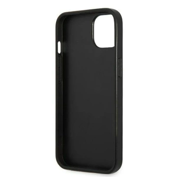 Handyschutzhülle Karl Lagerfeld KLHCP13SMNMP1K für Apple iPhone 13 Mini 5.4" Hardcase schwarz/schwarz Monogram Plaque