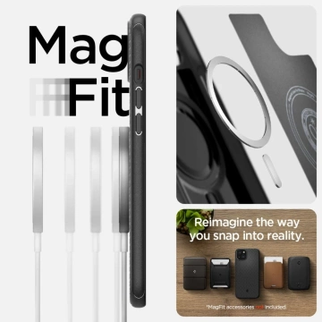 Etui Spigen Mag Armor Magsafe do Apple iPhone 15 Matte Black