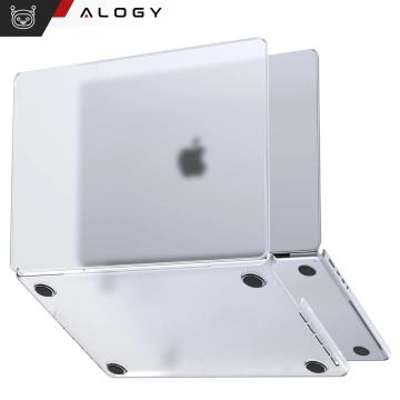 Schutzhülle für Apple MacBook Pro 16 - M1/M2/M3/M4 2021-2024 2025 Alogy AirGuard™ Flexible Hülle Matt Transparent Weiß
