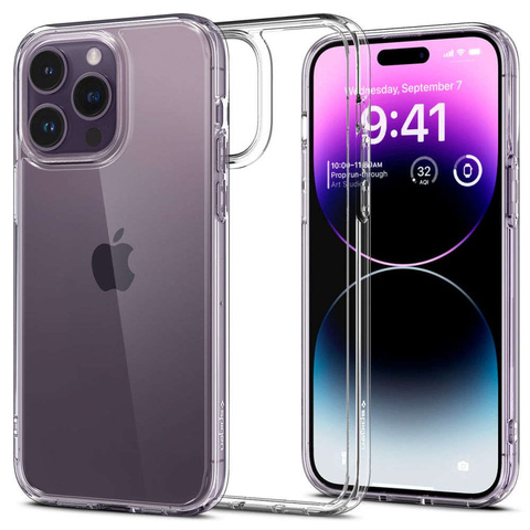 Etui ochronne na telefon Spigen Ultra Hybrid Case obudowa do Apple iPhone 14 Pro Crystal Clear