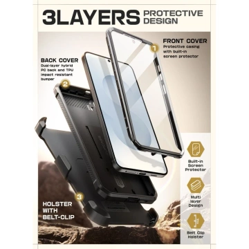 Etui Ochronne do Samsung Galaxy S25 FE Supcase Unicorn Beetle Pro Black