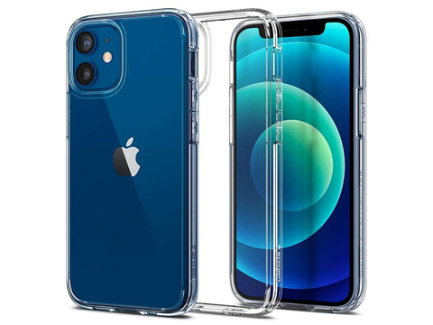 Spigen Ultra Hybrid Hülle für Apple iPhone 12 Mini 5.4 Kristallklares Alogieglas