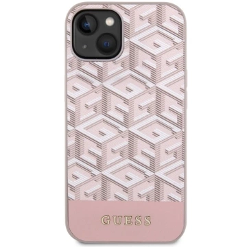 Etui Guess GUHMP14SHGCFSEP do iPhone 14 6,1" hard case GCube Stripes MagSafe