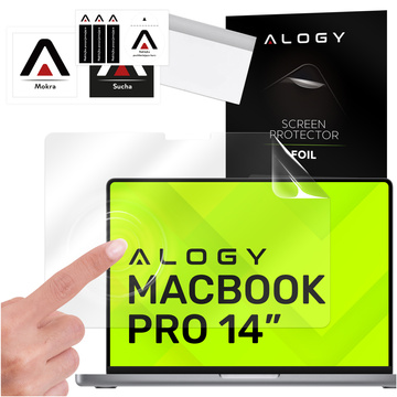 Matte Displayschutzfolie für MacBook Pro 14 (2023–2021). Alogy Displayschutzfolie