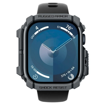 ETUI DO APPLE WATCH 10 (46MM) SZARE DARK GREY SPIGEN RUGGED ARMOR
