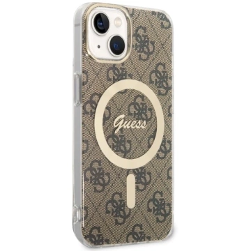 Etui Guess GUHMP14SH4STW do iPhone 14 6.1" hardcase 4G MagSafe