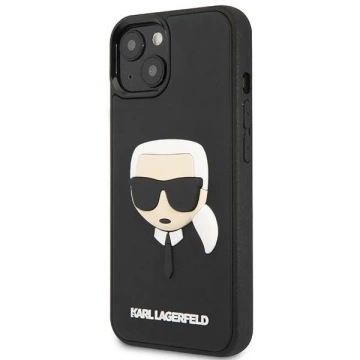 Etui Karl Lagerfeld KLHCP14MKH3DBK do iPhone 14 Plus 6,7" hardcase 3D Rubber Karl`s Head