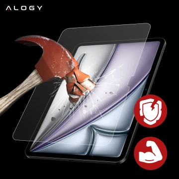 Matowe Szkło hartowane do Apple iPad 10.9 2022/2025 10/11 GEN Alogy Matte Paper-Like Screen Protector z zestawem montażowym