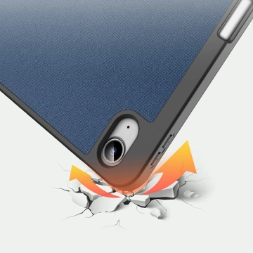 Dux Ducis Domo etui iPad 11" 2025 (11gen.) / 10.9'' 2022 (10gen.) pokrowiec smart cover podstawka niebieskie