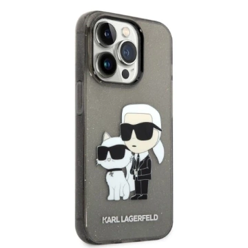 Etui Karl Lagerfeld KLHCP14XHNKCTGK für iPhone 14 Pro Max 6,7" Hardcase Gliter Karl