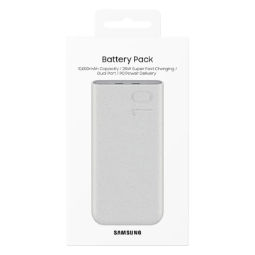 Powerbank Samsung 10000mAh 25W FastCharge 2x USB-C Beżowy