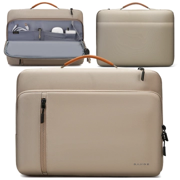 Bange wasserdichter Rucksack für 15,6-Zoll-Laptop, Stadtreisender, 45 x 30 x 16 cm, für Arbeit, Flugzeug, Herren, Damen, mit USB-Anschluss Schwarz