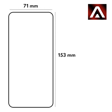 9H Alogy Full Glue gehärtetes Glas für hüllenfreundliches Samsung Galaxy S22 Plus Schwarz