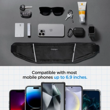 Opaska na ramię Spigen A702 Dynamic Shield Armband Black