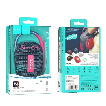 HOCO Głośnik Bluetooth HC17 Granatowy z Karabińczykiem