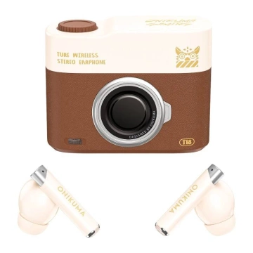 ONIKUMA T18 Bluetooth In-Ear-Kopfhörer Braun