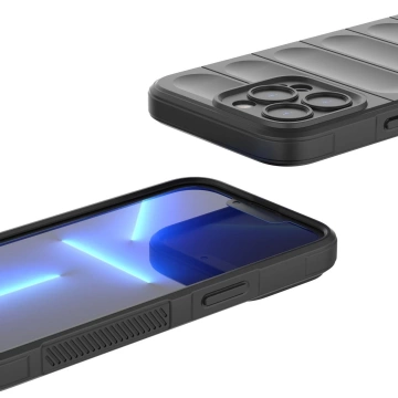 Magic Shield Case Hülle für iPhone 13 Pro Max flexible gepanzerte dunkelblaue Hülle