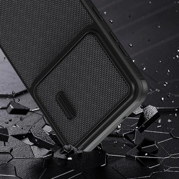 Etui Nillkin Textured S Case etui do Samsung Galaxy S23+ pancerny pokrowiec z osłoną na aparat czarne