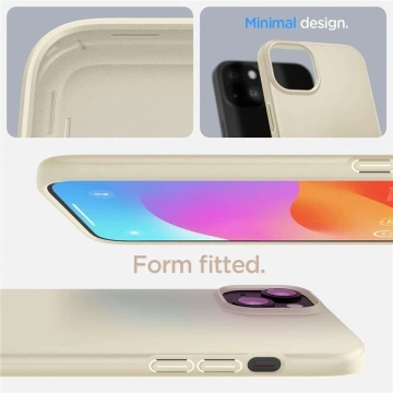 Spigen Thin Fit Hülle für Apple iPhone 15 Plus – Beige