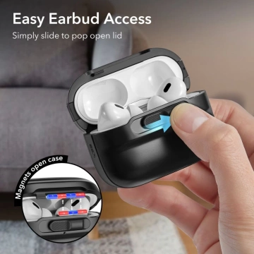 Etui ESR Pulse Halolock MagSafe do Apple Airpods Pro 1 / 2 Black