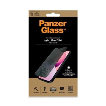 Szkło PanzerGlass Standard Super+ do iPhone 13 Mini 5,4" Privacy Antibacterial P2741