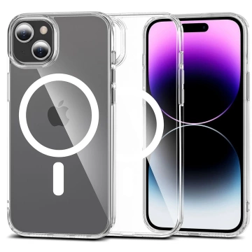 Hülle Flexair Hybrid Magsafe für Apple iPhone 15 Clear