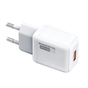 Somostel USB 2.1A 10W Wandladegerät SMS-A52 Weiß