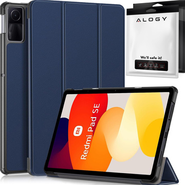 Etui do Xiaomi Redmi Pad SE 2023 11" Smart Case Cover z klapką obudowa futerał pokrowiec Alogy Granatowe
