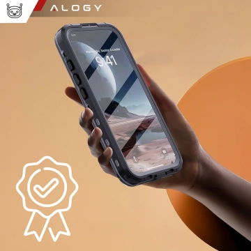 Alogy HydroArmor™ IP68 wasserdichte Hülle mit transparenter Rückseite, 360-Panzerabdeckung für MagSafe für Apple iPhone 16 Plus