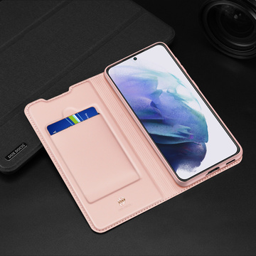 Dux Ducis Skin Pro Flip Schutzhülle für Samsung Galaxy S22 Plus Pink