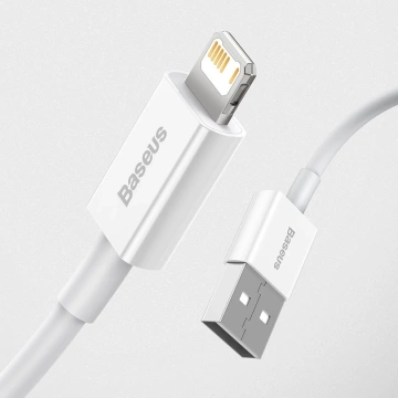 Baseus Superior USB-Kabel - Lightning 2,4 A 0,25 m Weiß (CALYS-02)