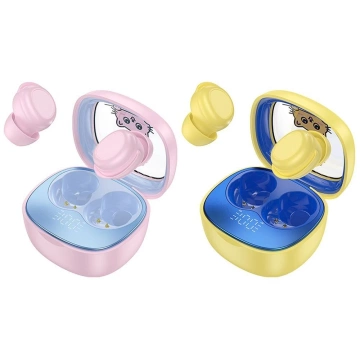 Słuchawki TWS dla dzieci Hoco EW111 Bluetooth 5.4 Żółte