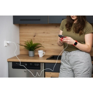 USB-C-Kabel 100 W, 2 m, Forcell C339, E-Markierung, QC 4.0, PD, Laptop-PC