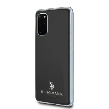 Etui na telefon US Polo Shiny do Samsung Galaxy S20 Plus czarny /black