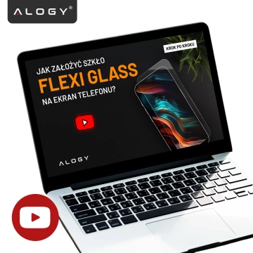 Hybridglas für Realme 11 Pro 5G / Pro Plus Displayschutzfolie Alogy Flexi Glass 9H Hüllenfreundlicher flacher Displayschutz