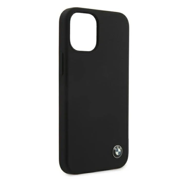 Etui na telefon BMW BMHCP12SSILBK do Apple iPhone 12 Mini 5,4" czarny/black hardcase Silicone Signature