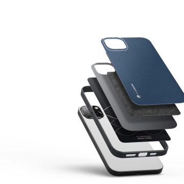 Dux Ducis Fino Schutzhülle iPhone 14 Plus blaues Nylon