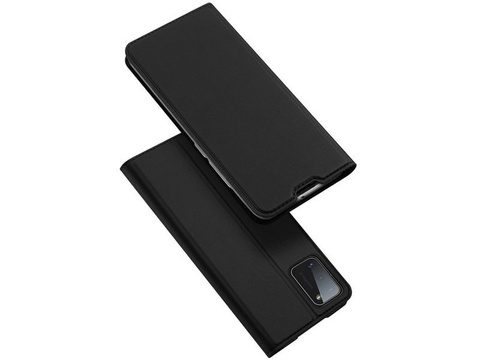 Etui ochronne z klapką Dux Ducis Skin skórzane do Samsung Galaxy A41 Czarne