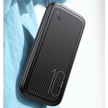 USAMS Powerbank PB56 10000mAh 2xUSB / USB-C / MicroUSB Fast Charge weiß/weiß 10KCD15002 (US-CD150)