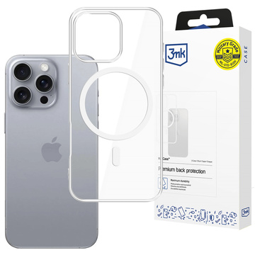 Etui do Apple iPhone 16 Pro Max do MagSafe 3mk MagCase wzmocniona obudowa pancerne plecki przezroczyste