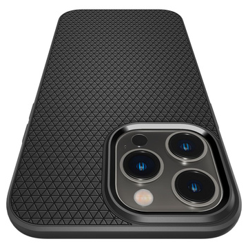 Etui obudowa plecki Spigen Liquid Air do Apple iPhone 14 Pro Matte Black + Szkło