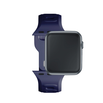 Smartwatch-Zubehör 3mk Silikon-Uhrenarmband für Apple Watch 42/44/45/49 mm Ocean Blue