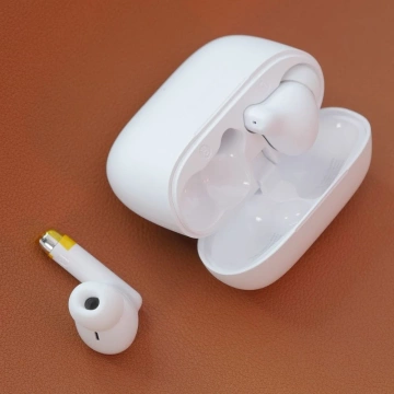 Hoco EQ2 TWS Kopfhörer Weiß Bluetooth 5.3 Hülle 7h Arbeitszeit